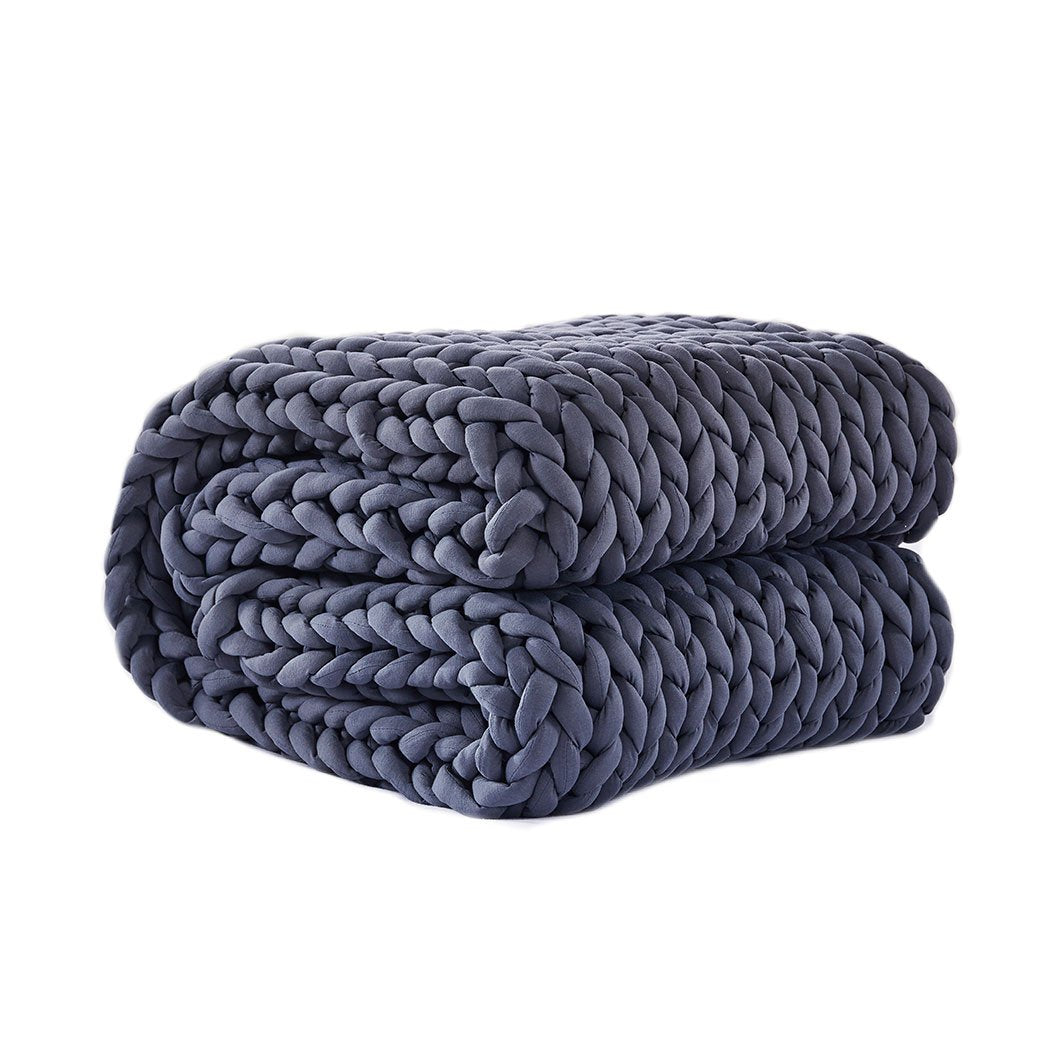 DreamZ Chunky Knit Weighted Blanket 6.5KG