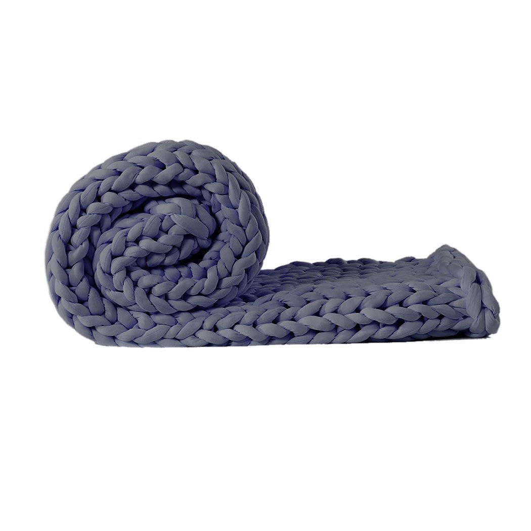DreamZ Chunky Knit Weighted Blanket 6.5KG